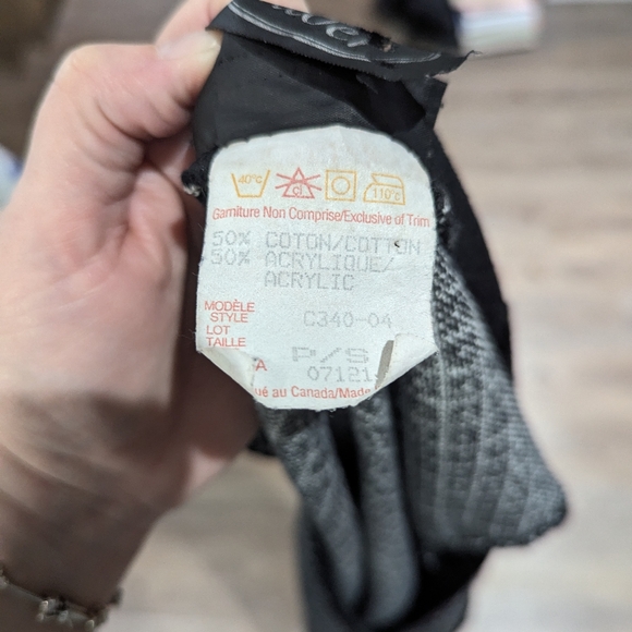 Nader Vintage Black and White Knit Vest - Picture 3 of 6